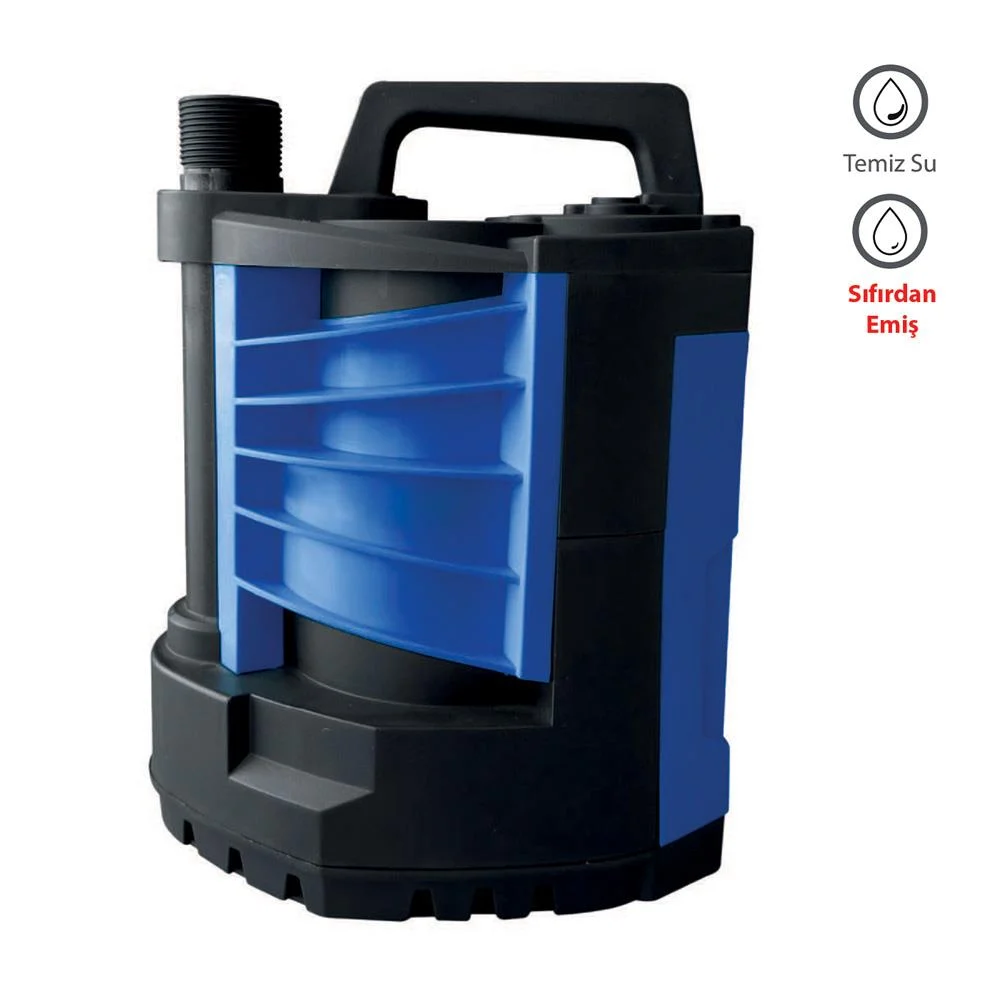 FACTOR GPD750Z Gizli Flatörlü Sıfırdan Emiş Temiz Su Drenaj Dalgıç Pompa 750W