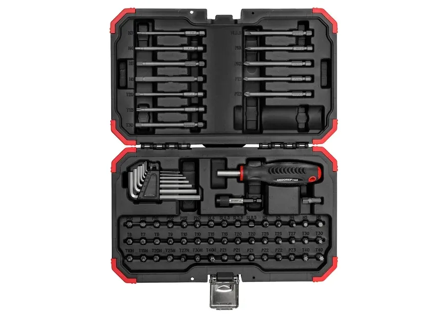 GEDORE R33003067 1/4'' 67 Parça Bits Seti
