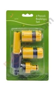  Nozul Hortum Sulama Başlığı Seti 4 Parça Daye DY8025