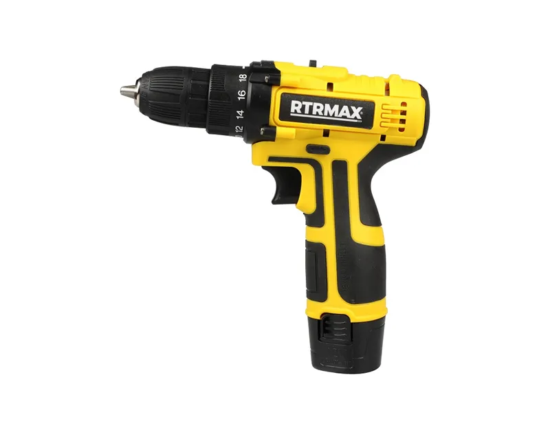 Rtrmax Akülü Şarjlı Matkap 12V/1,3 Ah Çift Akülü