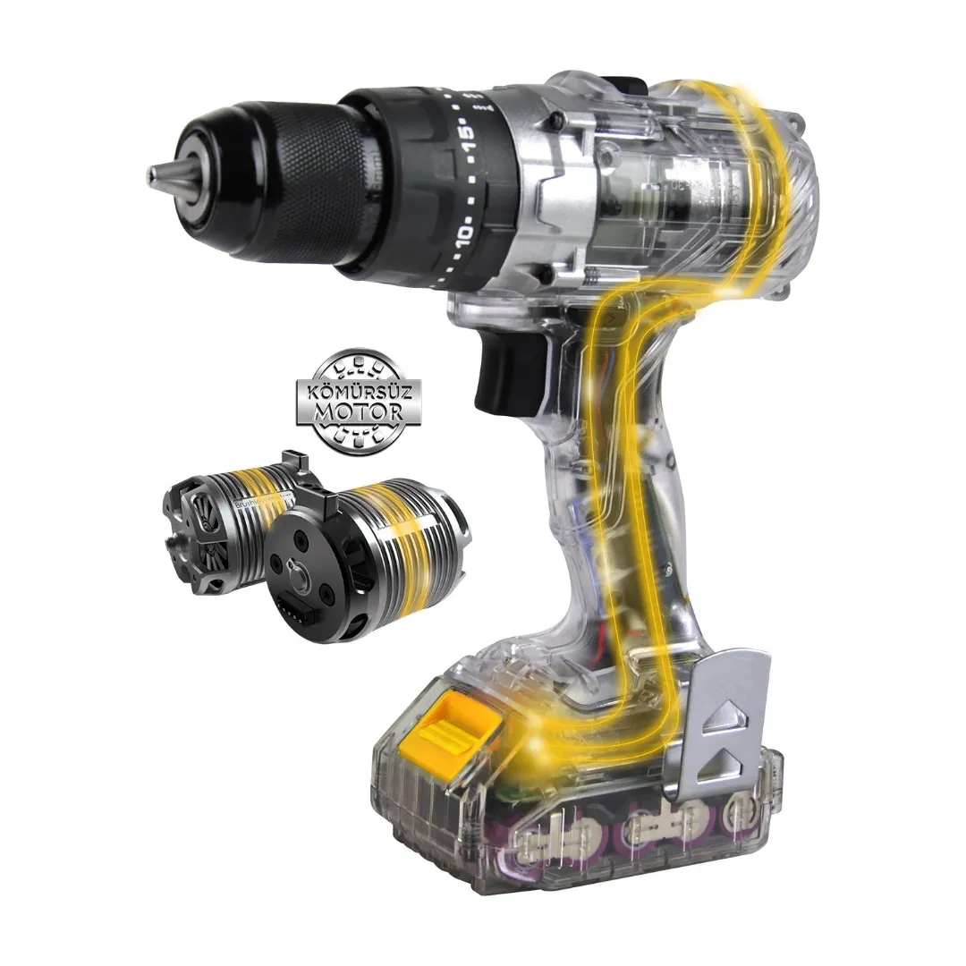 RTRMAX 18V Şarjlı Matkap Akü Hariç Kömürsüz Matkap Akü Hariç RTX2013B 