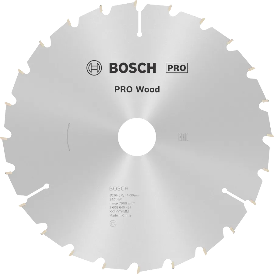 BOSCH Pro Wood 216 mm 24 Diş Ahşap Elmas Daire Testere Bıçağı