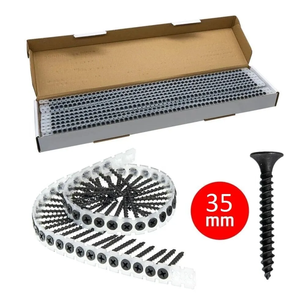 Rox 0344 Ahşap Şerit Vidası 3.5x35 mm (1000 Adet Vida)