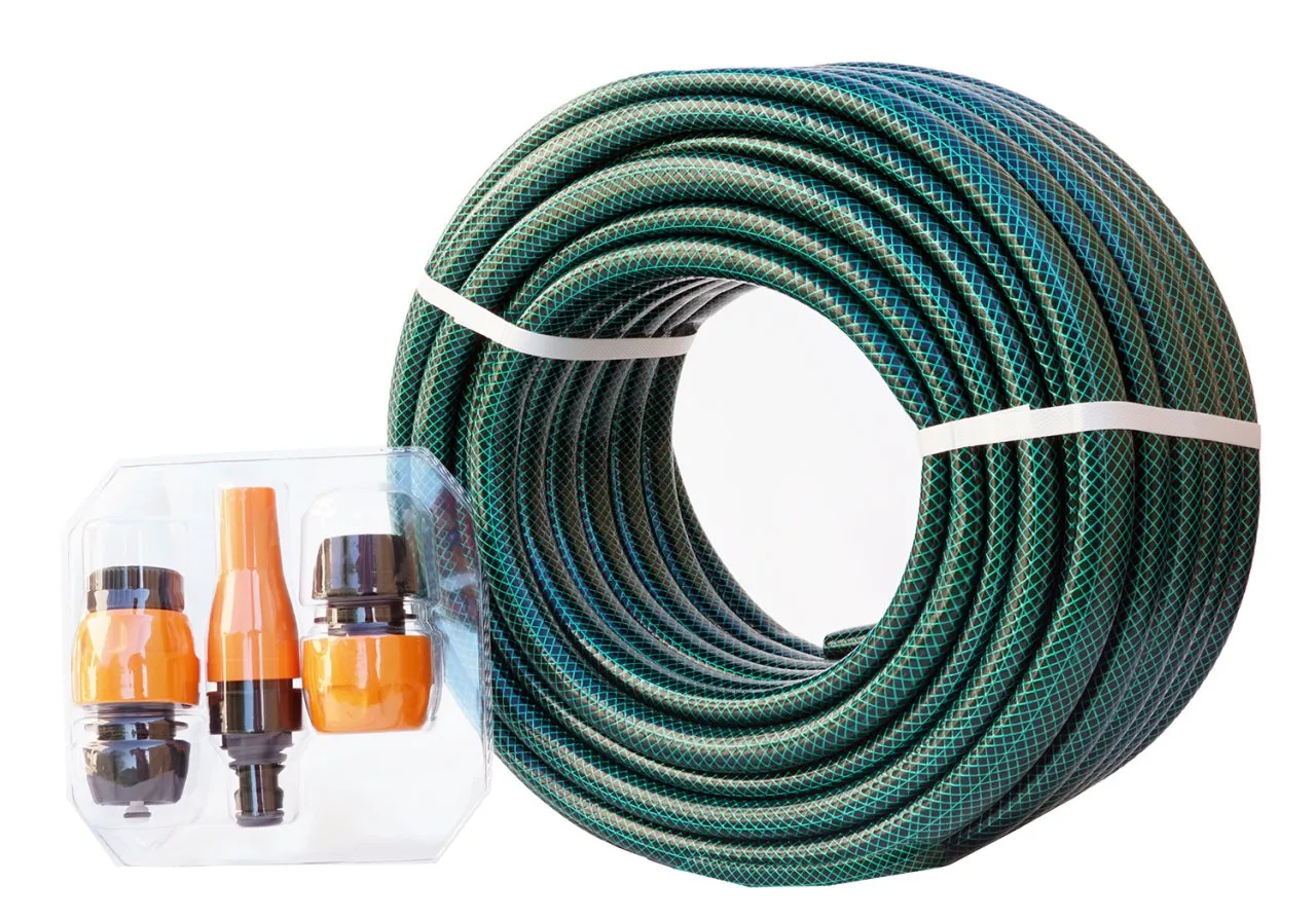 GF Alphakit Hortum Adaptör Kitli 15 Metre Bahçe Hortumu (8000-7028)