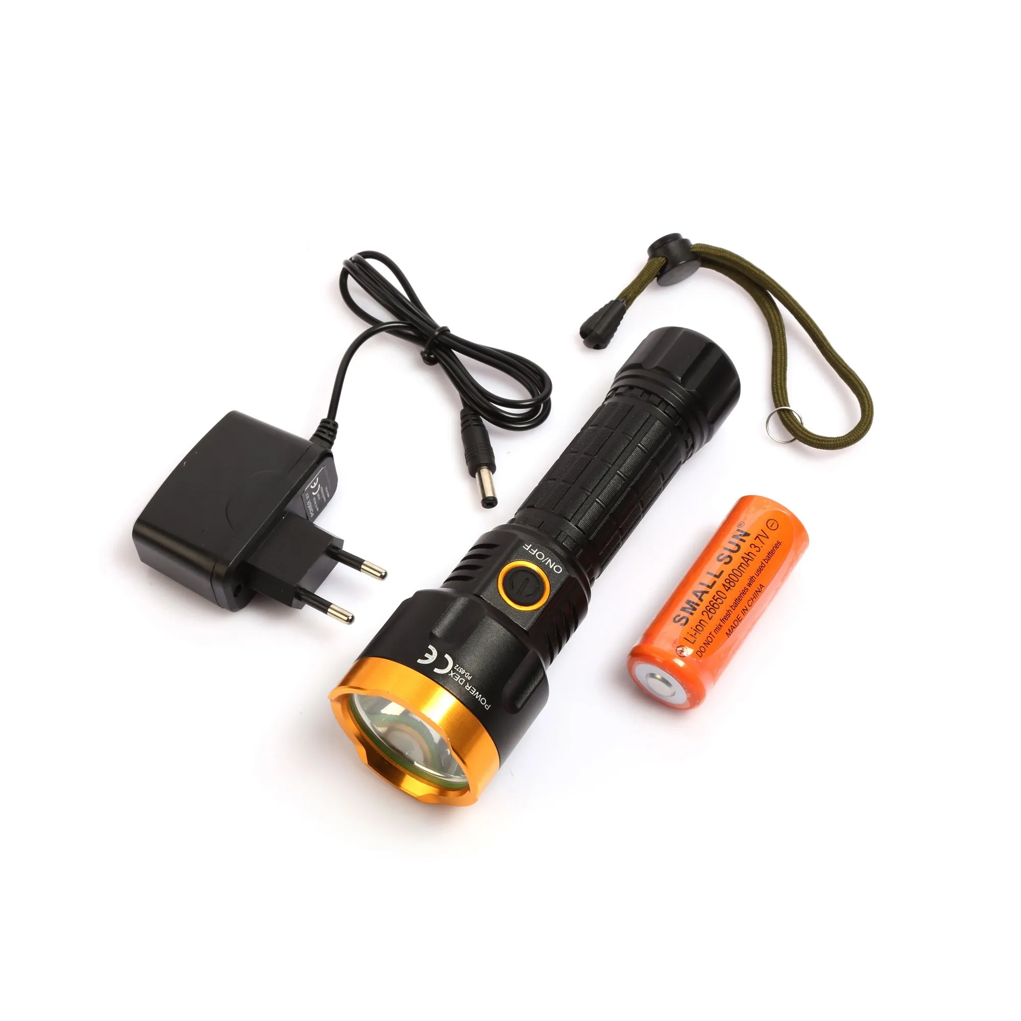 POWERDEX Şarjlı Waterproof El Feneri (PD-6572)