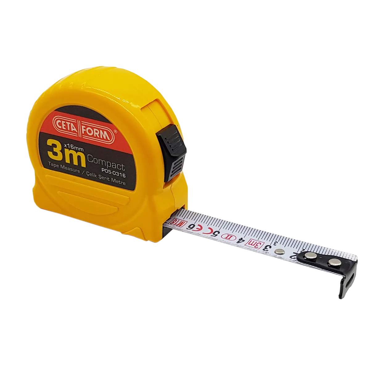 CETA Compact Şerit Metre 3mt x 16mm