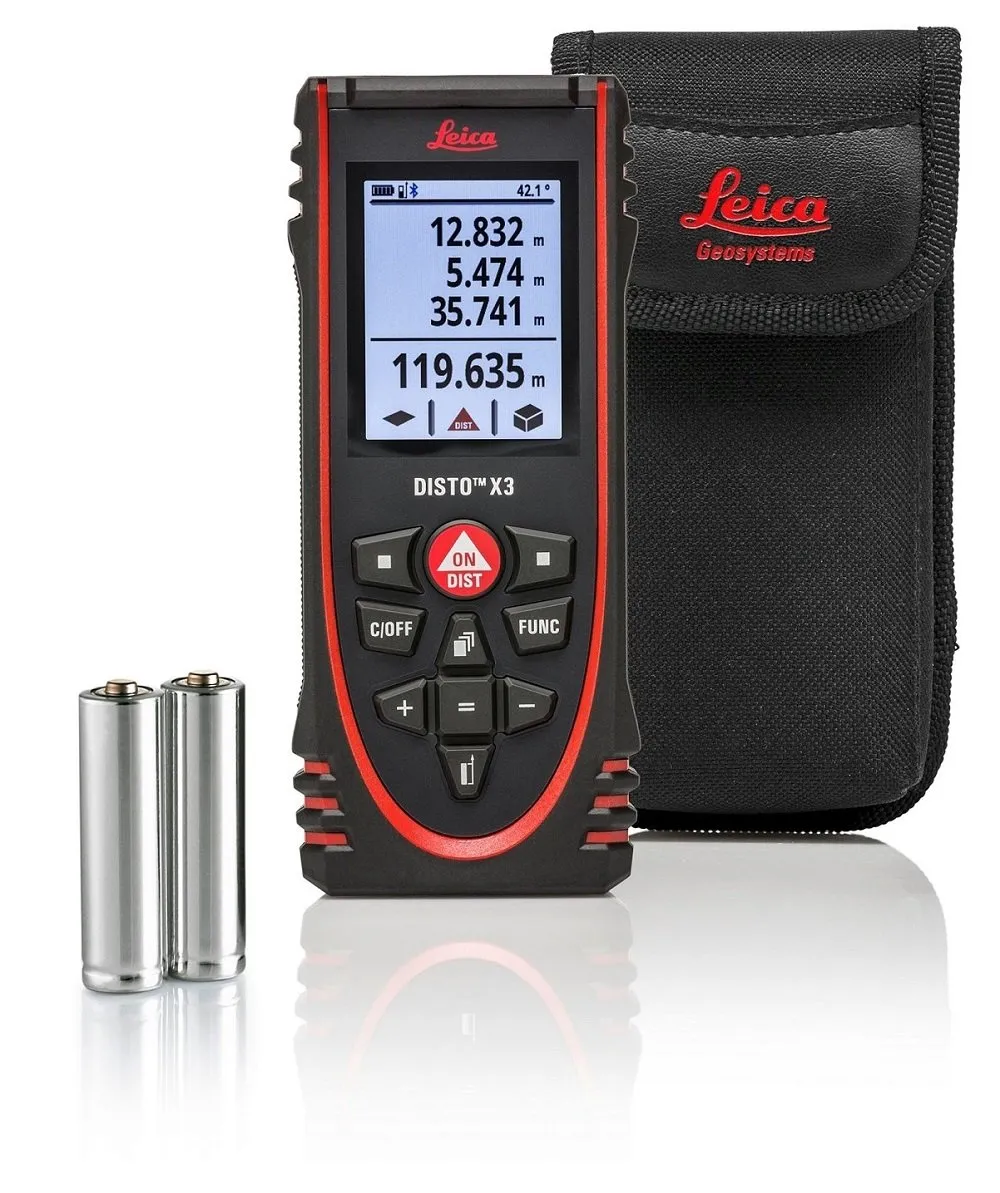 LEICA DISTO X3 P2P ve Bluetooth'lu Lazer Metre (150 Metre)
