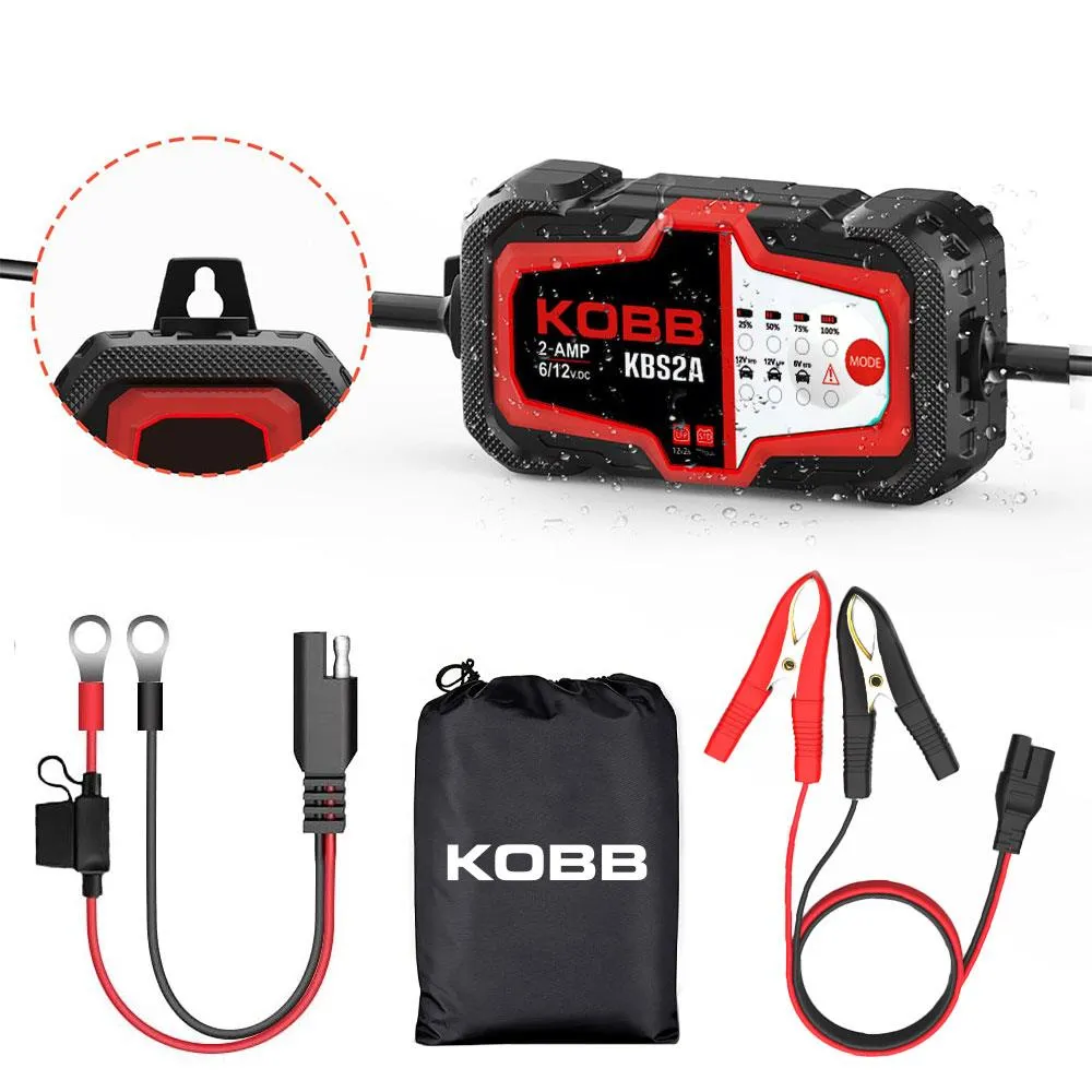 KOBB KBS2A 6V/12V 60 AH Akıllı Akü Şarj / Akü Bakım / Desülfatör