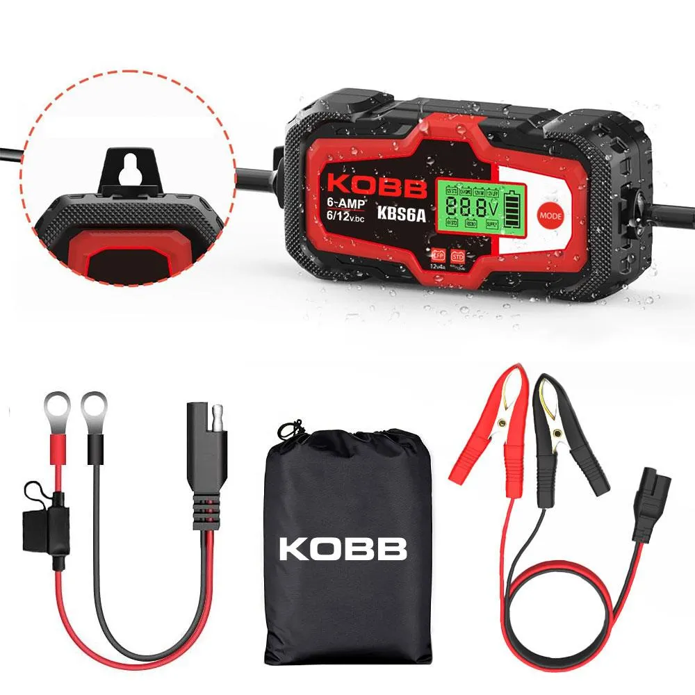 KOBB KBS6A 6V/12V 150 AH Dijital Akü Şarj / Akü Bakım / Desülfatör Ve Power Supply