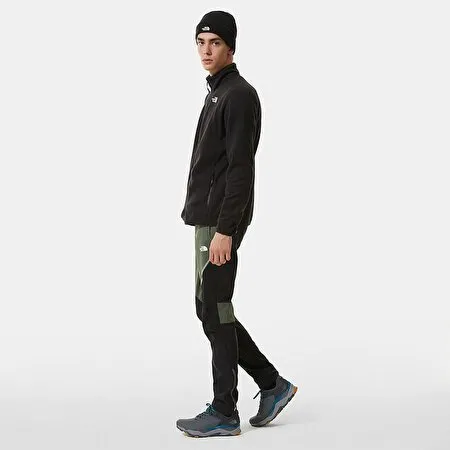 THE NORTH FACE Glacier Tam Boy Fermuarlı Polar Erkek Siyah