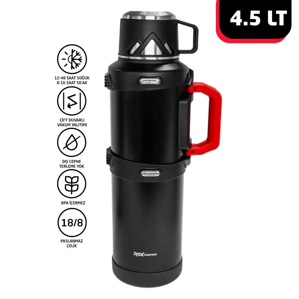 Rox Camping 4.5 LT Kamp Termos