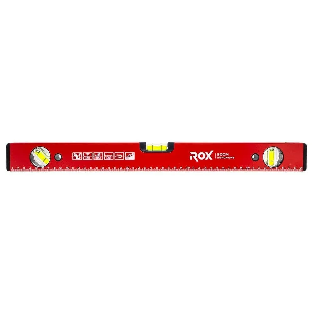 Rox 0348 Mıknatıslı Alüminyum Su Terazisi 50 cm