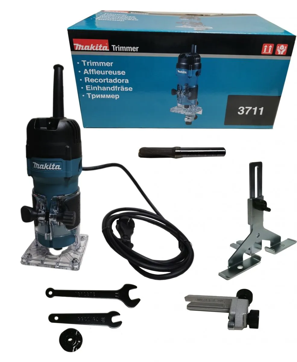 MAKİTA 3711 Avuç Tip El Frezesi 530 Watt
