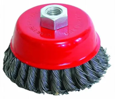 CTM BC 100 Taşlama İçin Burgulu Tel Fırça 100 mm