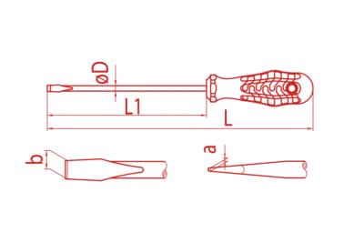 İZELTAŞ Düz Rod Tornavida 6x150 (4300 17 6150)