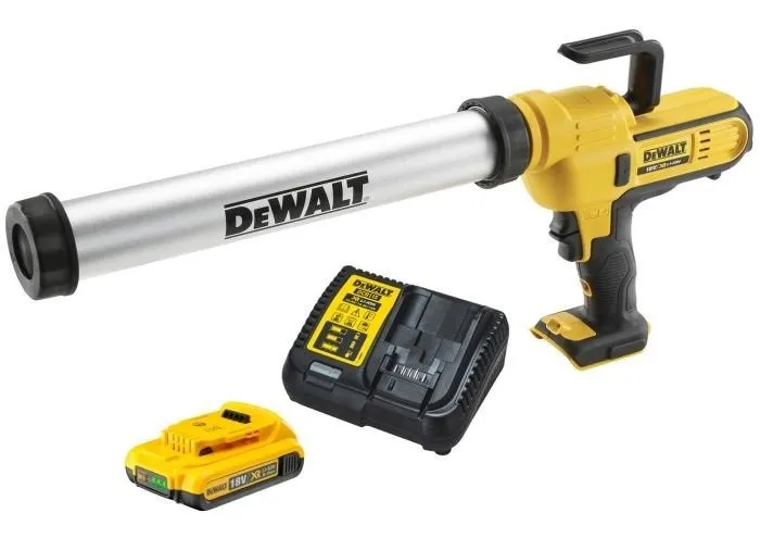 DEWALT DCE580D1 Şarjlı Silikon ve Sosis Tabancası 18 Volt