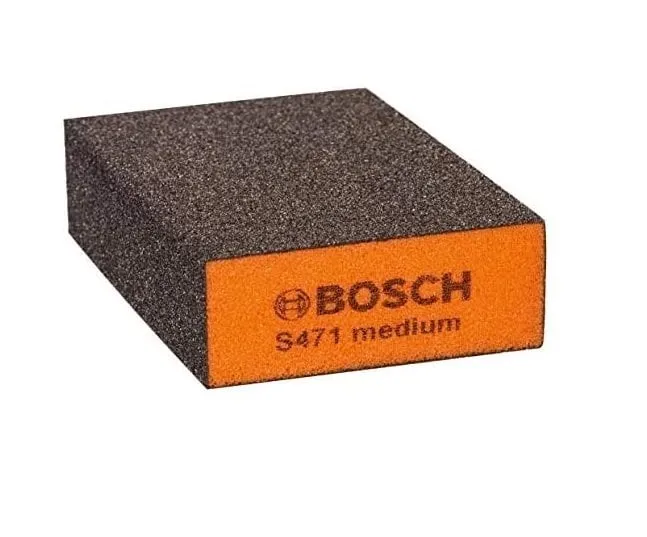BOSCH S471 Dört Taraflı Sünger Zımpara Takoz-Sert (Kum Seçiniz)