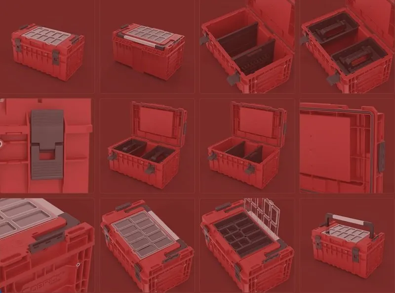 QBRICK System One 3'lü WorkShop Tekerli Takım Çantası Seti