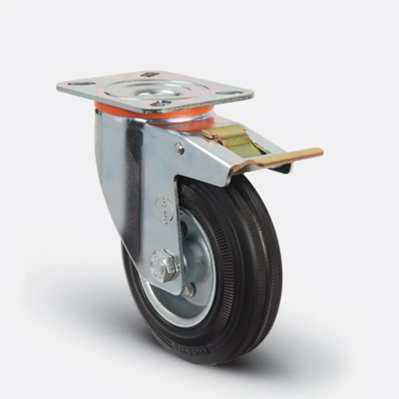 EMES EM01 SPR F 150 Sarhoş, Frenli Lastik Tekerlek 150 mm