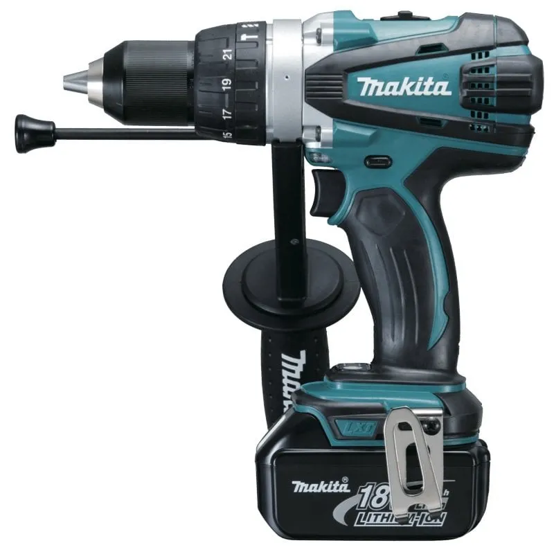 MAKİTA DHP 458 RMJ Akülü Darbeli Matkap 18 Volt 4 Amper Çift Akülü
