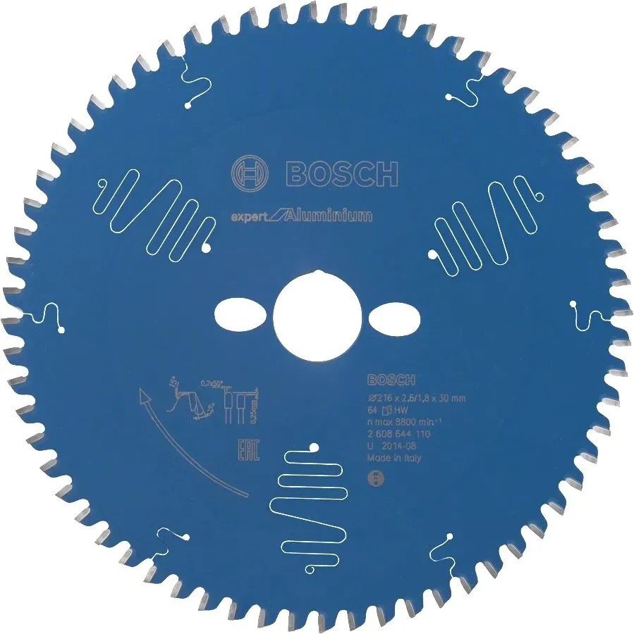 BOSCH Expert for Aluminyum 216x30x2,6 mm 64 Diş Aluminyum Elmas Daire Testere