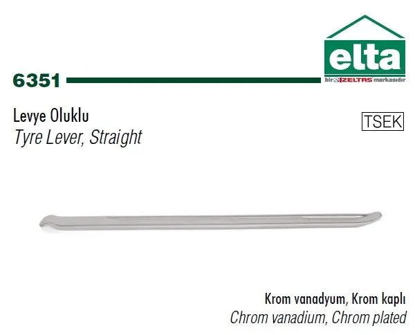 ELTA Oluklu Krom Levye 400 mm (6351260400)