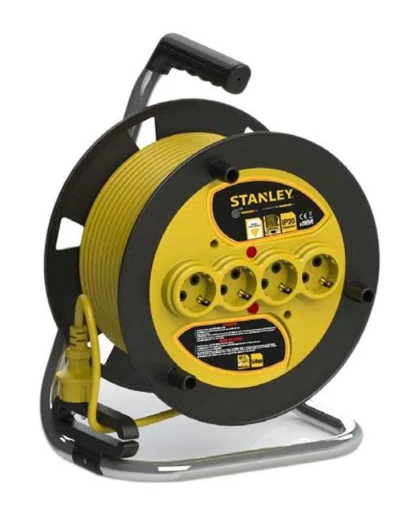 STANLEY ST-E-5015 Makaralı Ara Kablo 3x1.5 mm 50 Metre