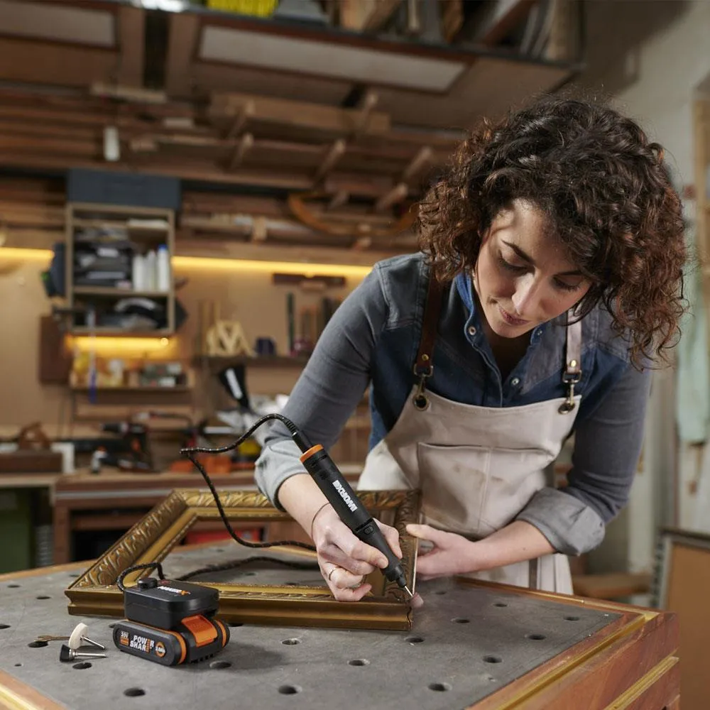 WORX WX988 MakerX 20 Volt Akülü Ahşap Yakma ve Gravür Seti