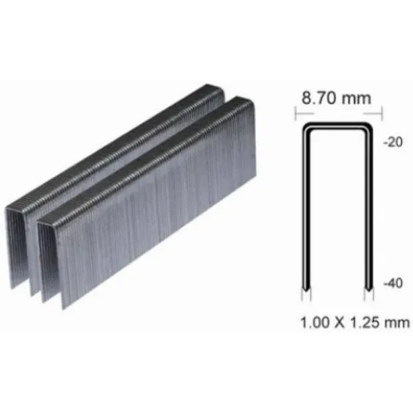 AKDENİZ 9220 Zımba Teli 20 mm (9240 Tabanca için)