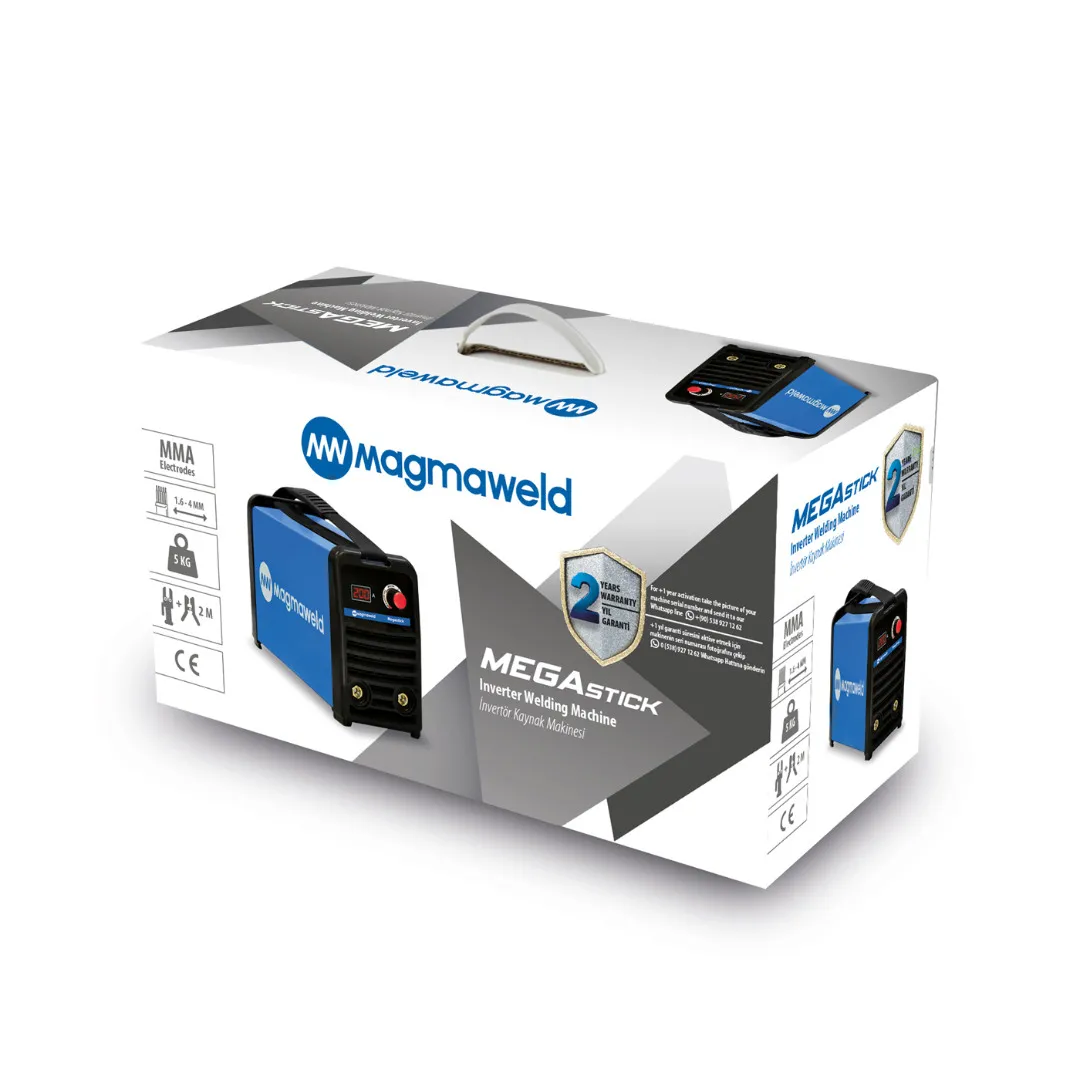 Magmaweld Megastick 200A İnverter Kaynak Makinası