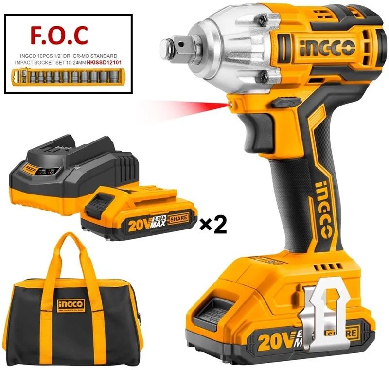Akülü Somun Sıkma Kömürsüz 20v 2.0 Ah