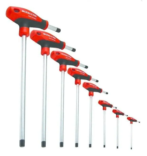 T Tipi Allen Anahtar Takımı (8 Parça, mm)