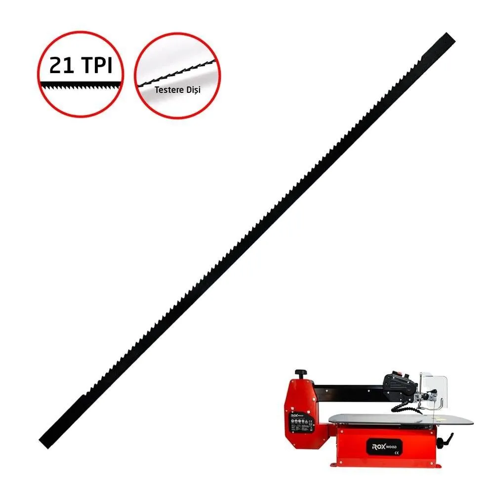 Rox 0366 Dekupaj Kıl Testere Ucu 133 mm Z:21 (10'lu Paket)