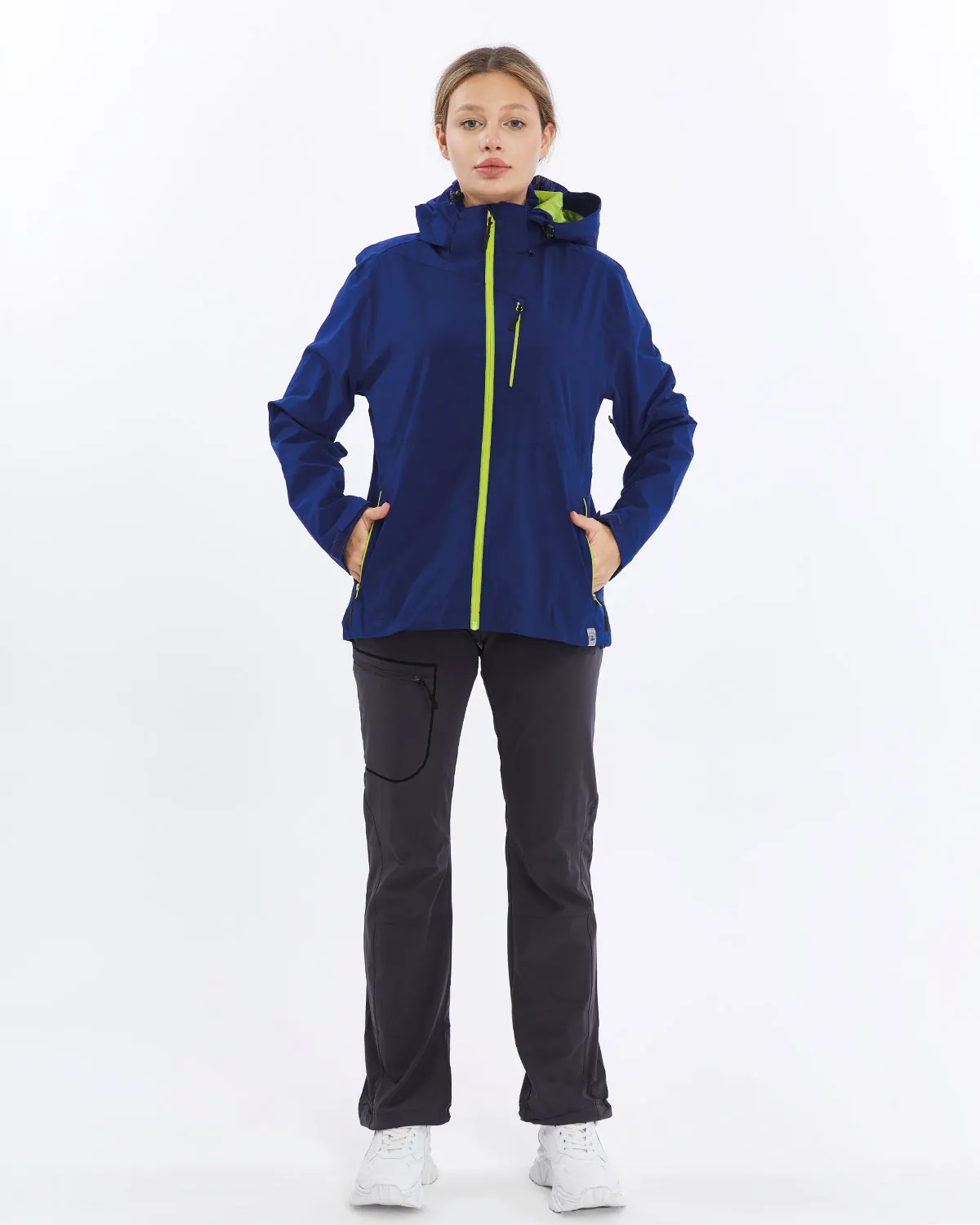 Mapamyumco Windbreaker Kadın Ceket-FÜME