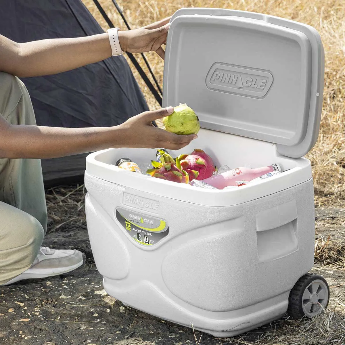 Pinnacle Prudence Marine Tekerlekli Buzluk 30 Litre-BEYAZ