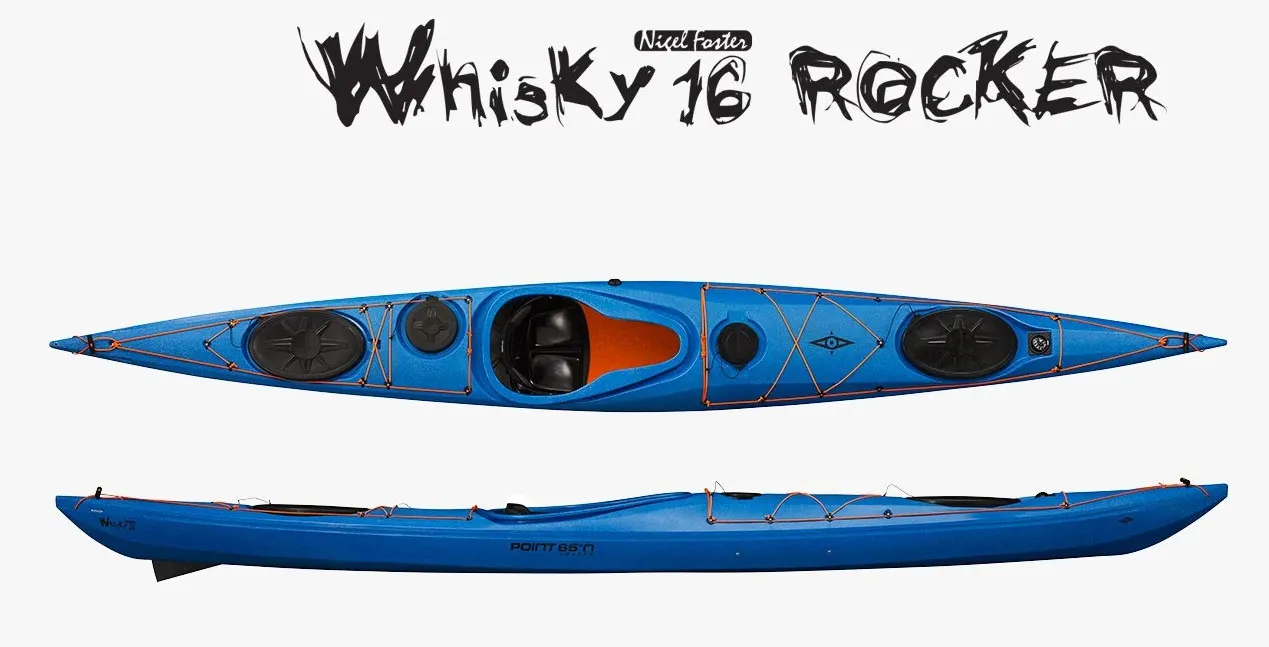 Point65 Whisky 16 Rocker Rudder & Skeg Kano