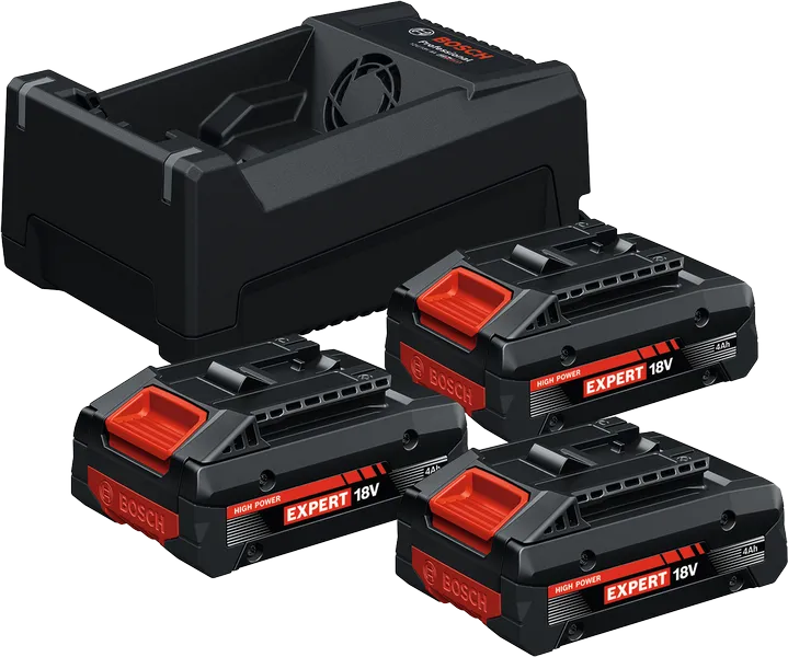 BOSCH EXPERT EXBA18 Volt 4.0 Ah 3'lü Akü Seti