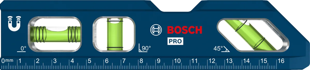 BOSCH Mıknatıslı Su Terazisi 180 mm Aluminyum Gövdeli (1600A03AA8)