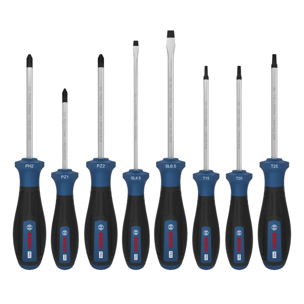 BOSCH PRO 8 Parça Tornavida Takımı PH/PZ/SL/TX