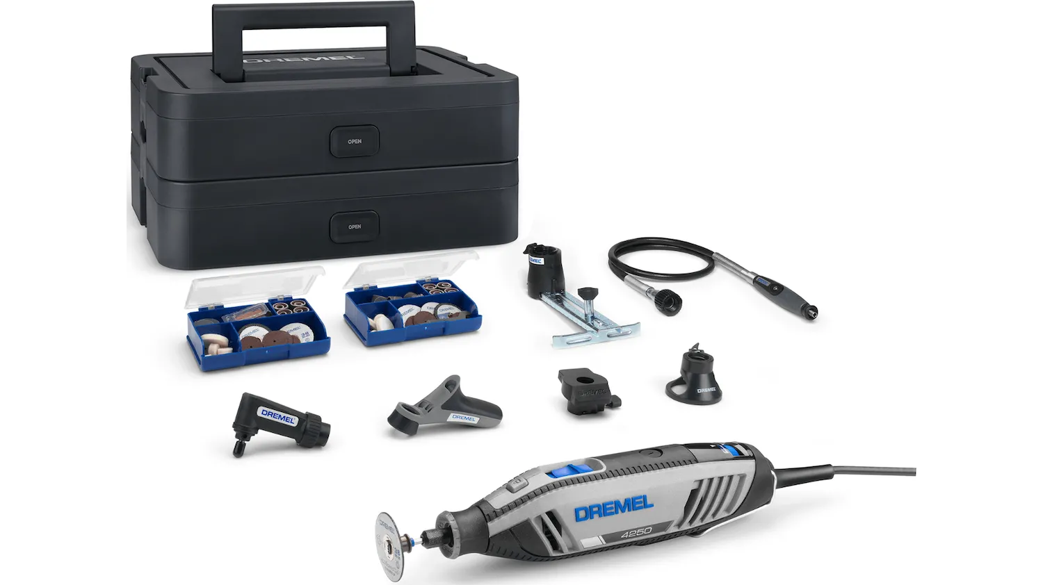 DREMEL 4250 Hobi Oyma ve Kesme Gravür Seti 128 Parça Çantalı