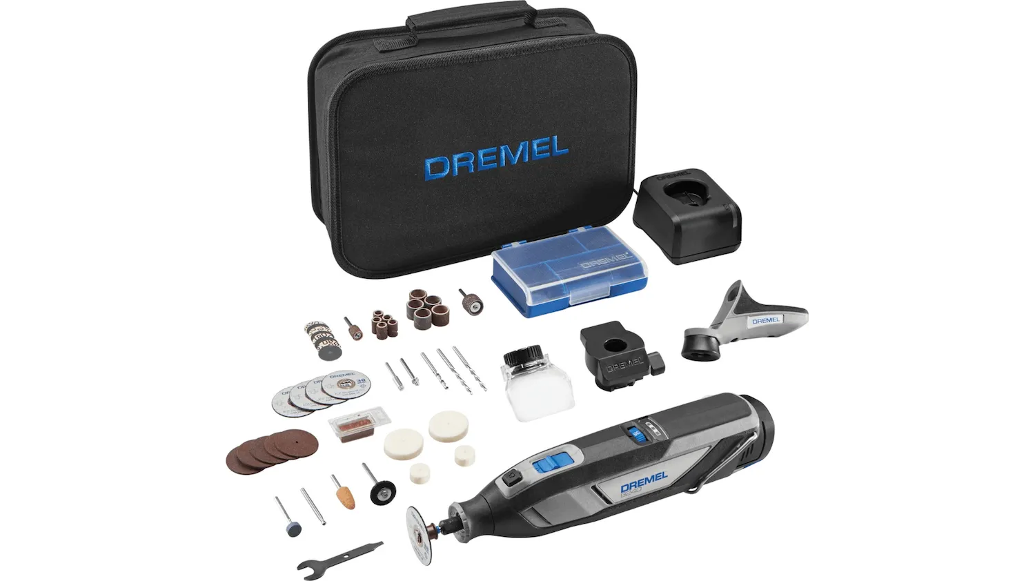 DREMEL 8240 Akülü Gravür Makinası 12 Volt 45 Parça