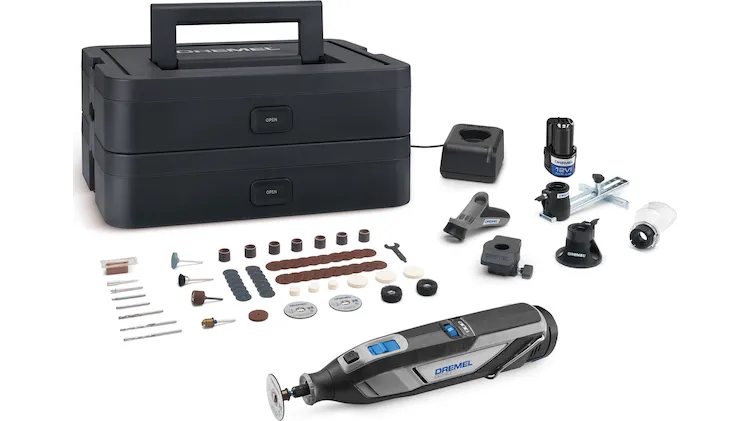 DREMEL 8240 Akülü Gravür Makinası 12 Volt 65 Parça