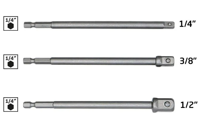 NEXON 6534 1/4 Lokma Adaptör Seti 150 mm