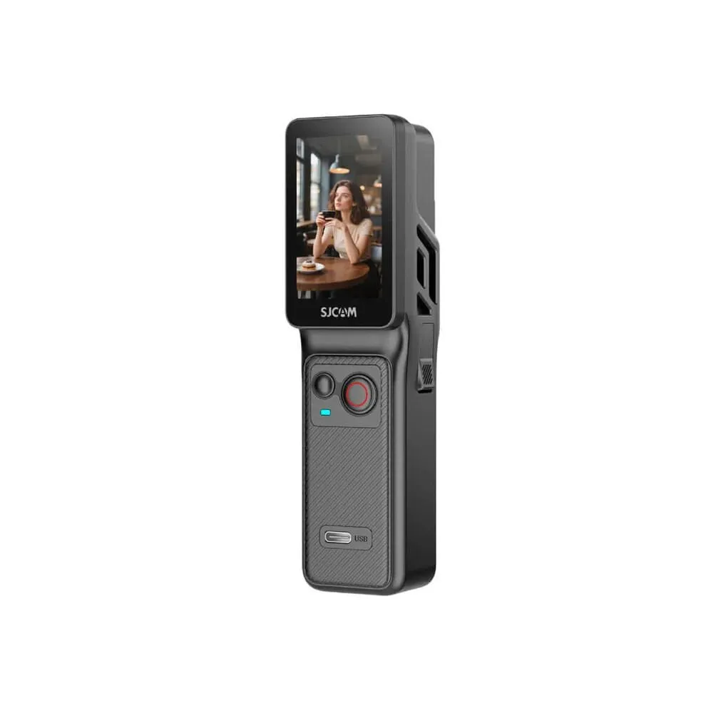 Sjcam C400 Aksiyon Kamera 3'ü 1 Arada El Tipi Wifi 4K/30 Fps 6 Eksenli Stabilizasyon Dönebilen Ekran