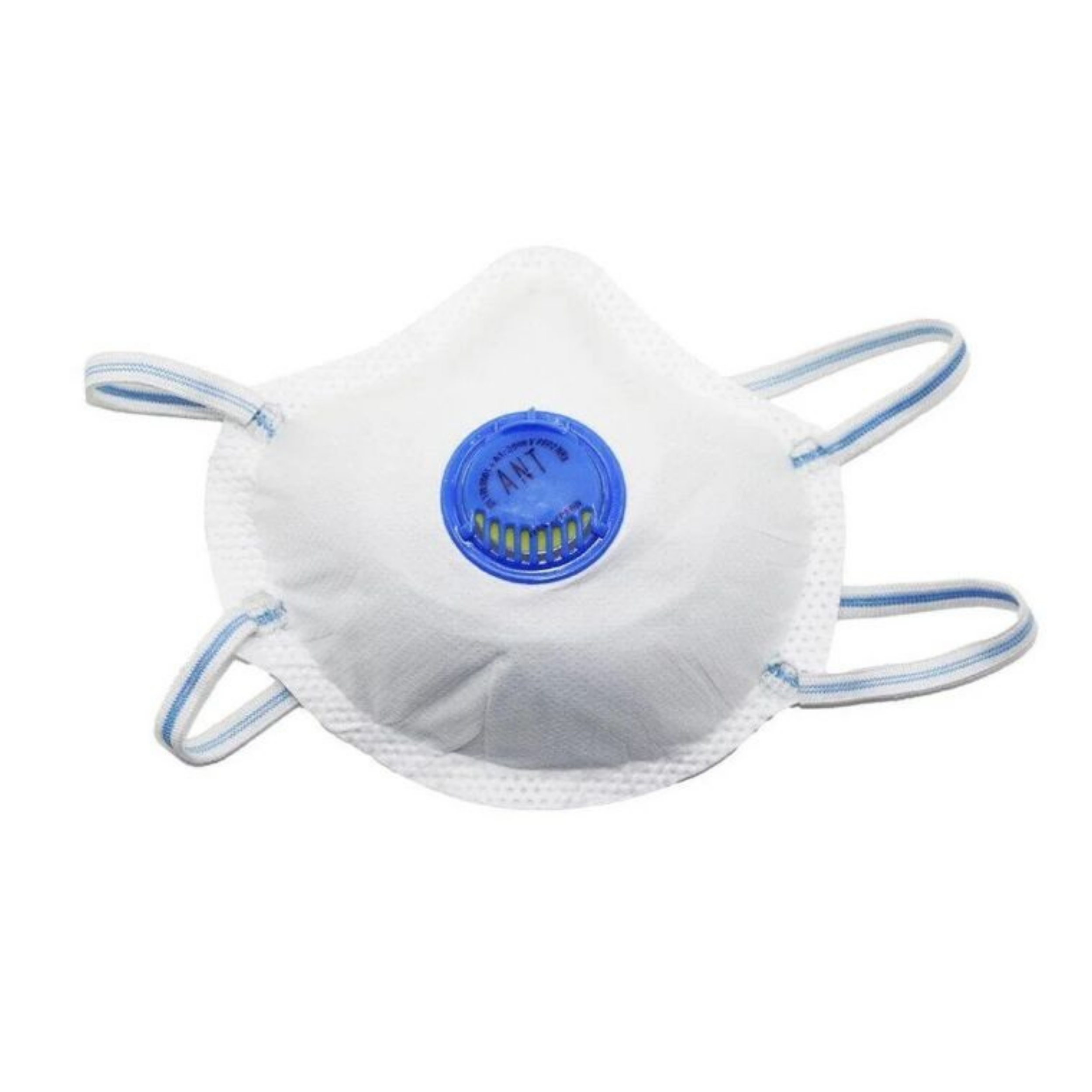 Ant Beyaz Ventilli FFP2 NR Toz İş Güvenlik Sanayi Boya Konik Maske