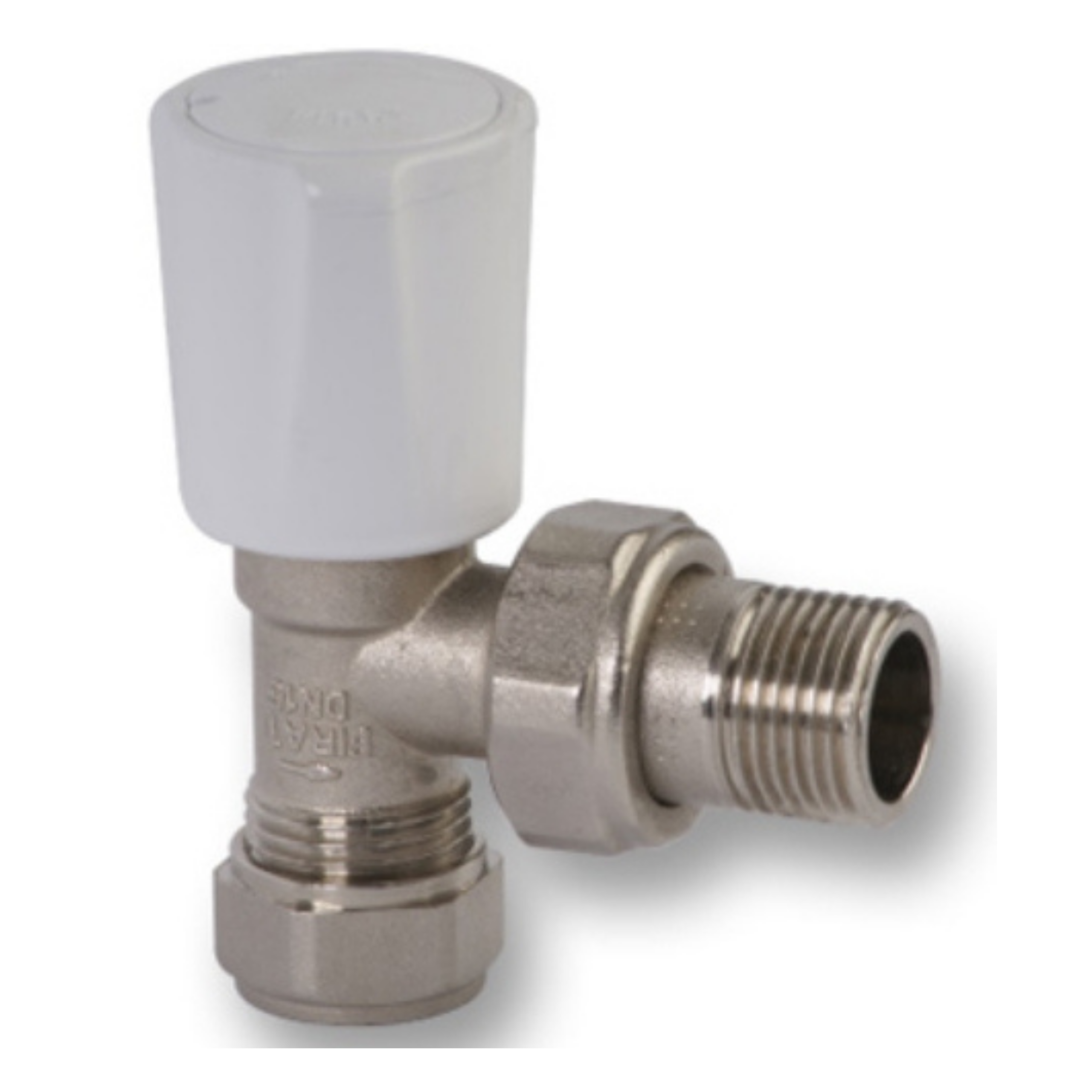 1/2" Köşe Radyatör Vanası (Pex Boru Bağlantılı)